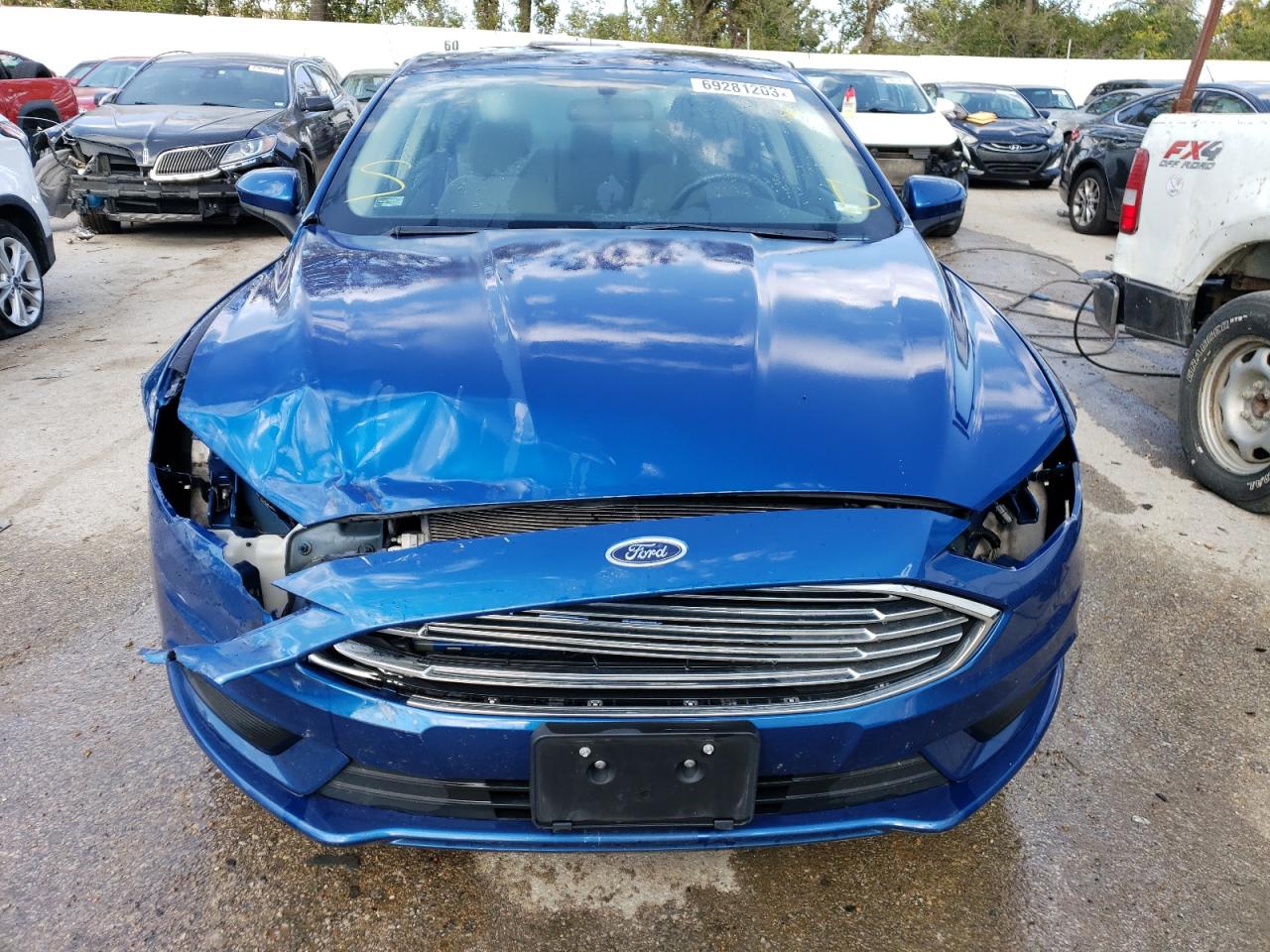 2018 Ford Fusion S Hybrid VIN: 3FA6P0UU8JR245140 Lot: 69281203