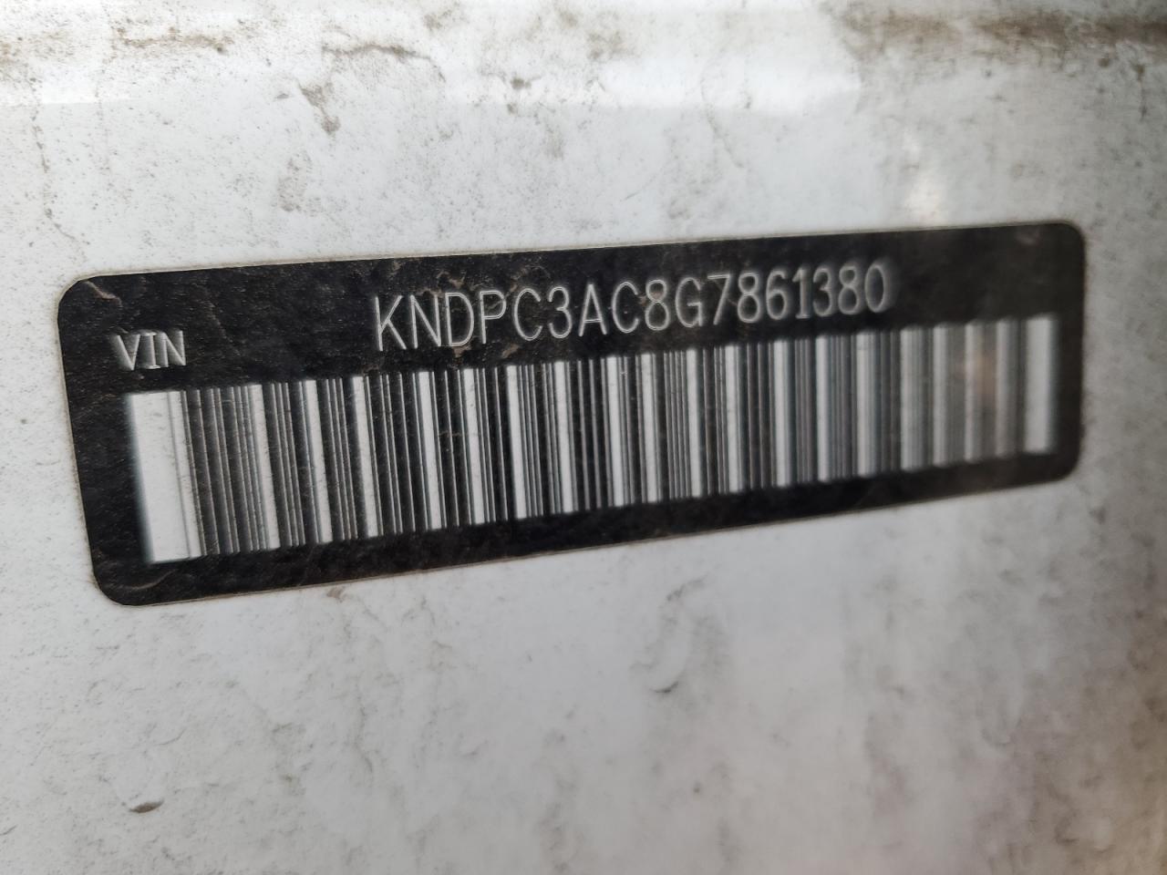2016 Kia Sportage Ex VIN: KNDPC3AC8G7861380 Lot: 82715964