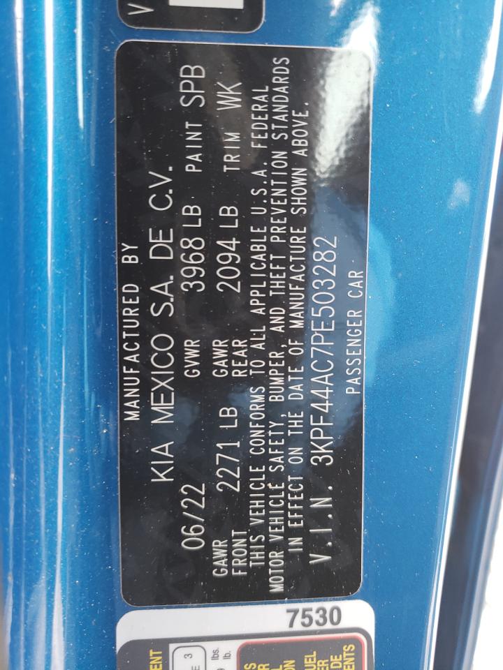 2023 Kia Forte Gt VIN: 3KPF44AC7PE503282 Lot: 67257533