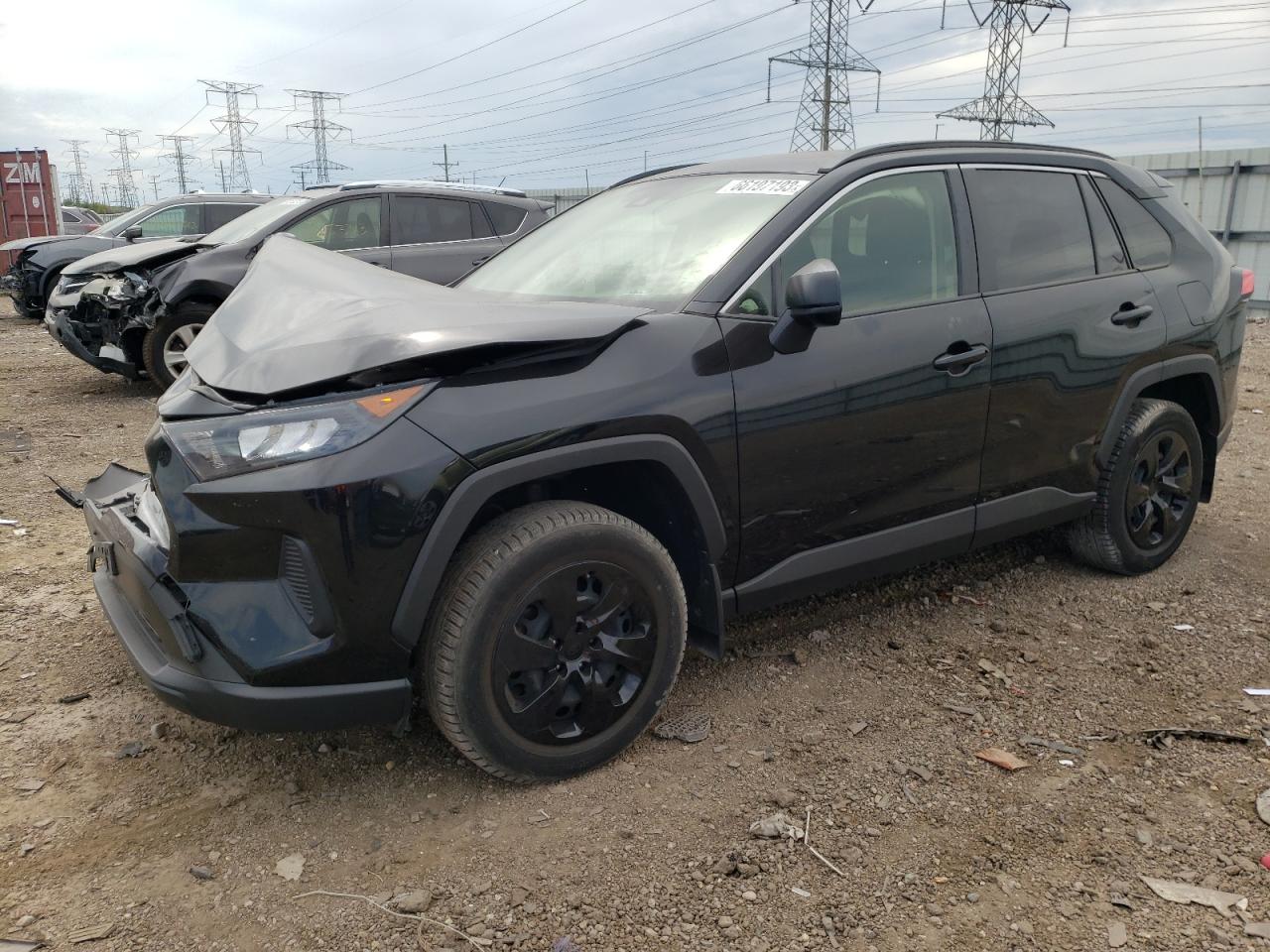 JTMF1RFV7KJ001139 2019 Toyota Rav4 Le