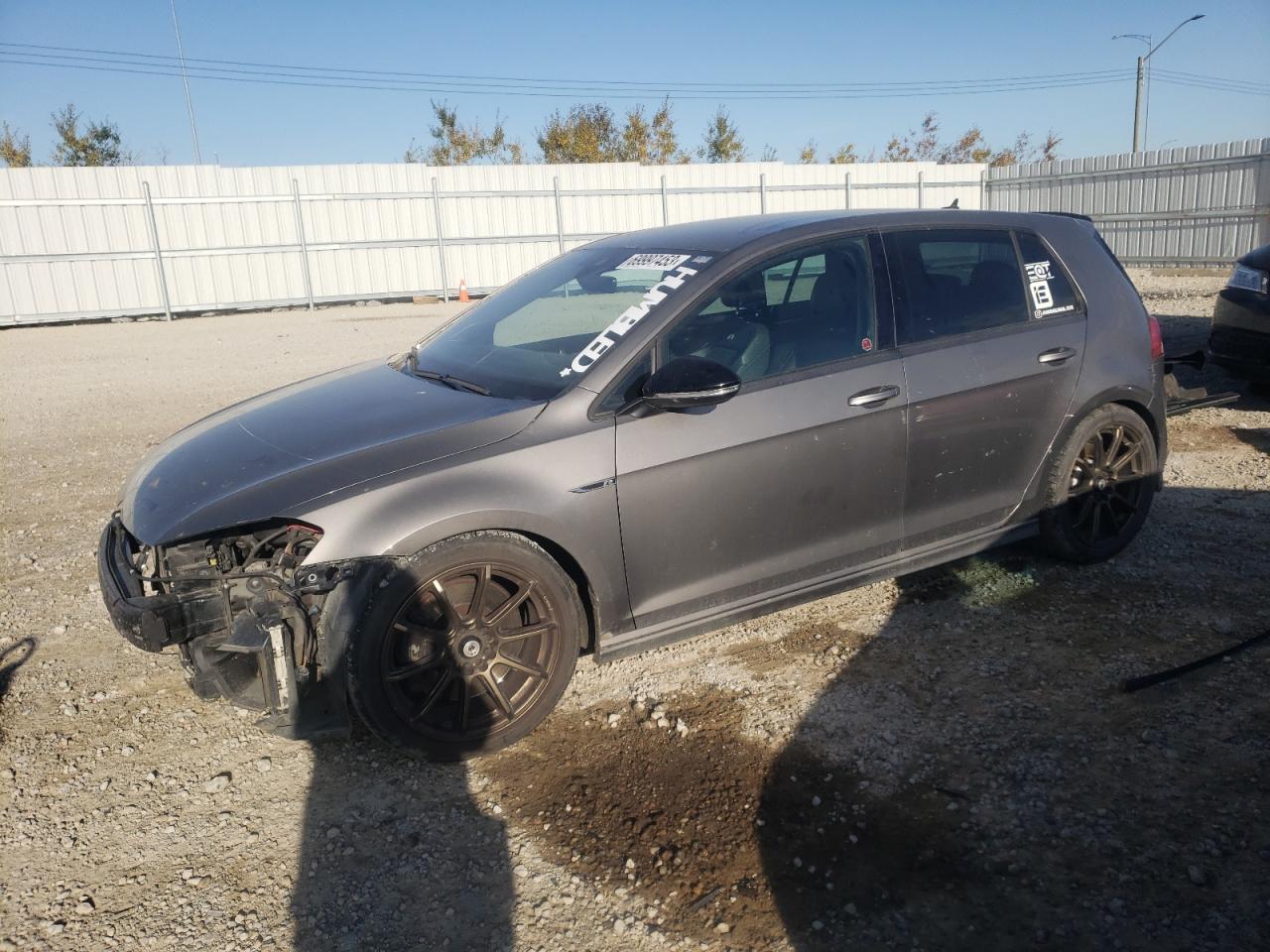 2017 Volkswagen Golf R grey null gas WVWVF7AU9HW175225 photo #1