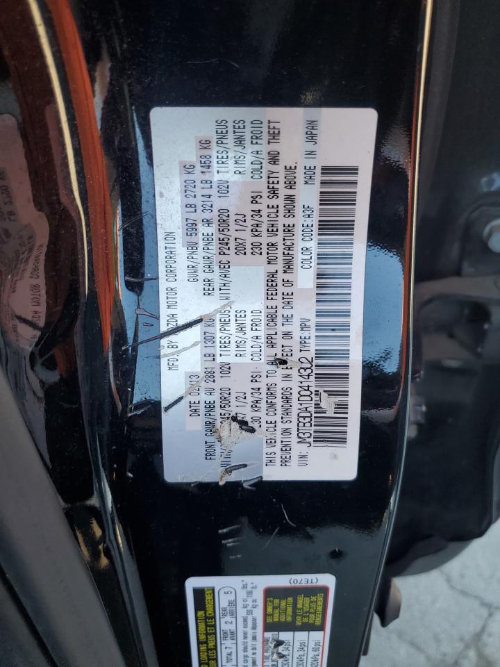 JM3TB3DA1D0414302 2013 Mazda Cx-9 Grand Touring