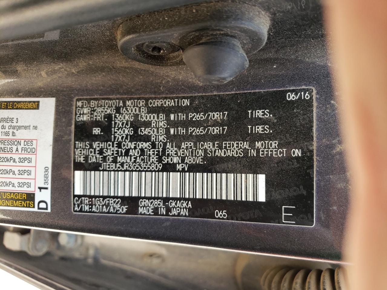 2016 Toyota 4Runner - Image 12