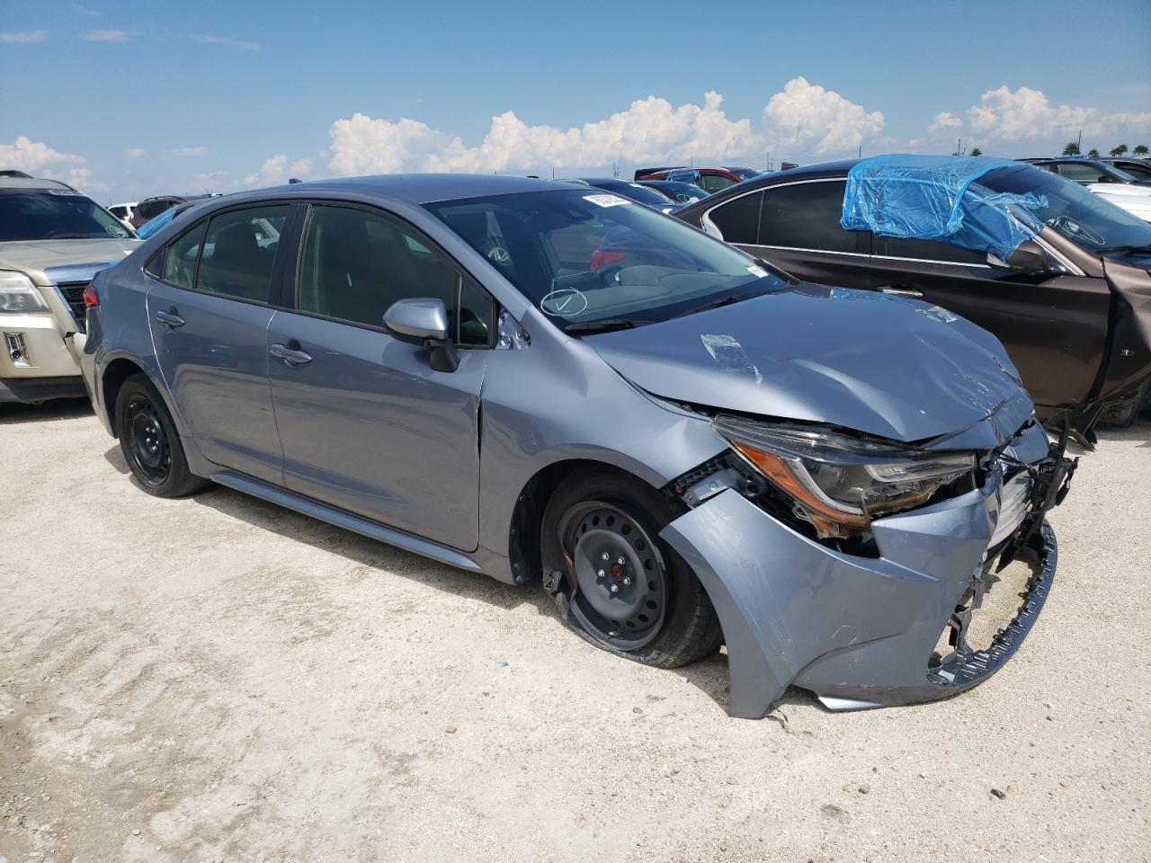 2021 Toyota Corolla Le VIN: JTDEPMAE6MJ187070 Lot: 68372623