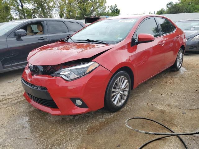  TOYOTA COROLLA 2014 Красный