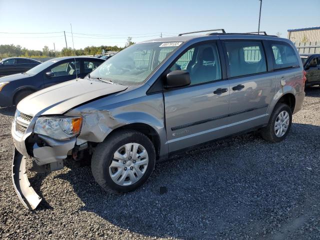 2015 DODGE GRAND CARAVAN SE for sale at Copart ON - OTTAWA