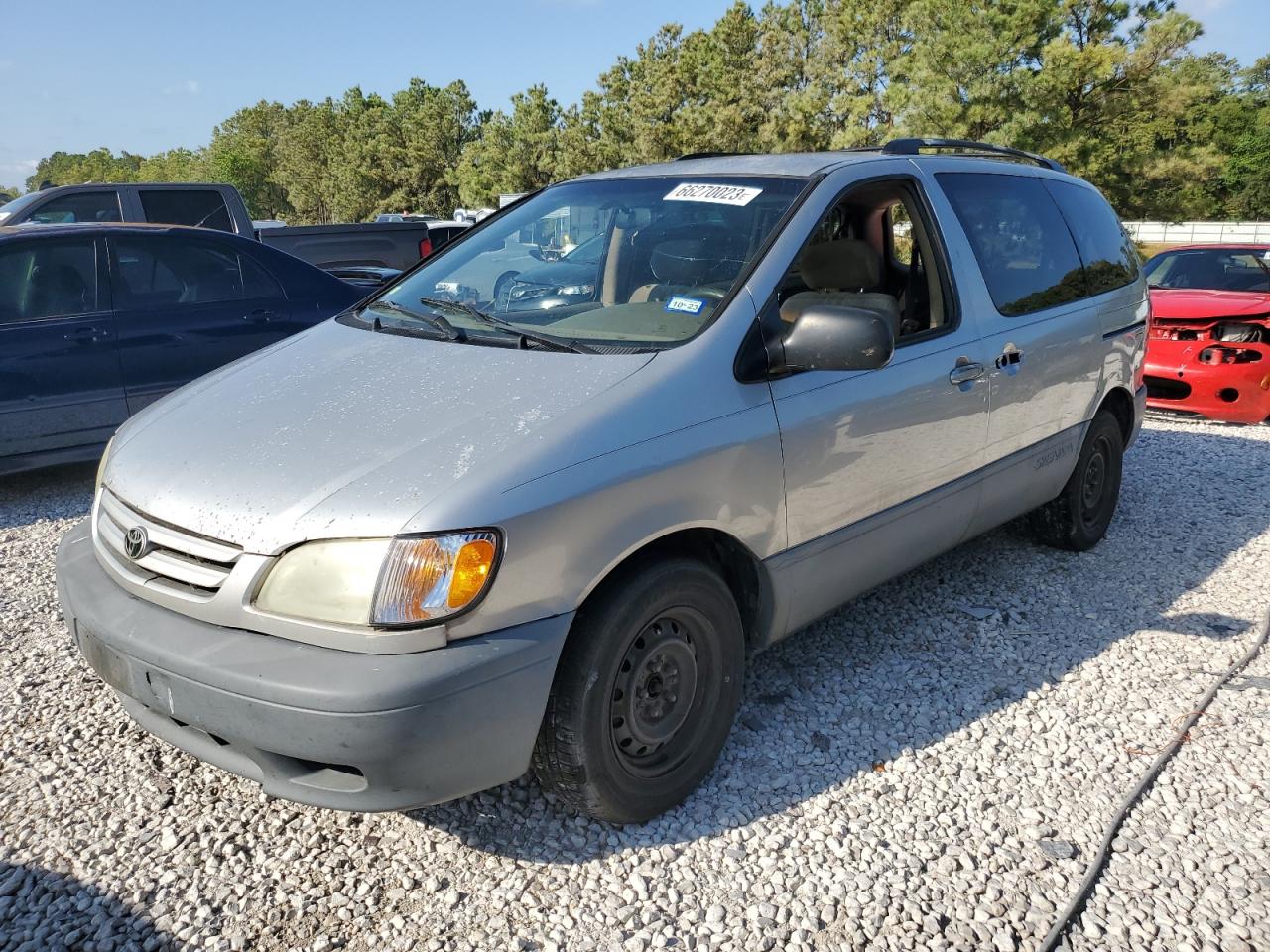 2003 Toyota Sienna Ce იყიდება Houston-ში, TX - Rear End
