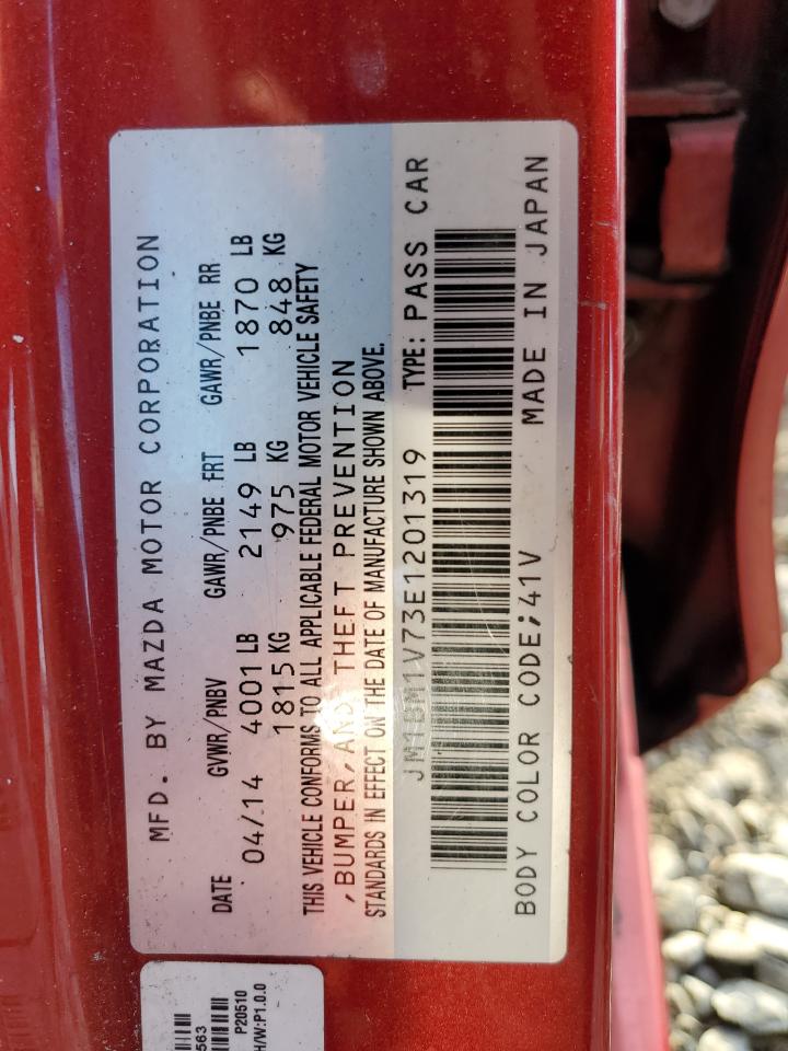 2014 Mazda 3 Touring VIN: JM1BM1V73E1201319 Lot: 68760063