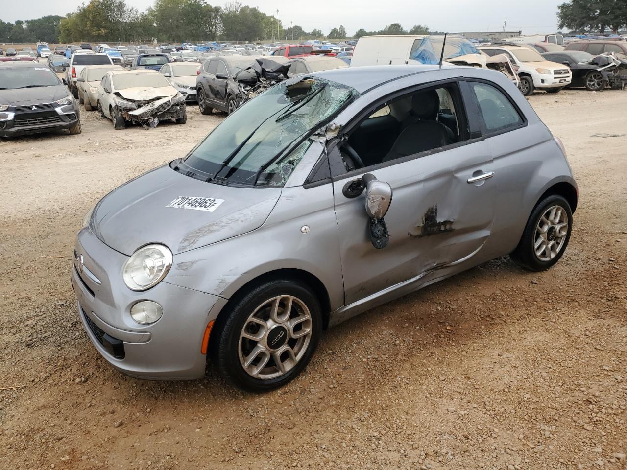 2015 Fiat 500 Pop VIN: 3C3CFFAR5FT680943 Lot: 70146963