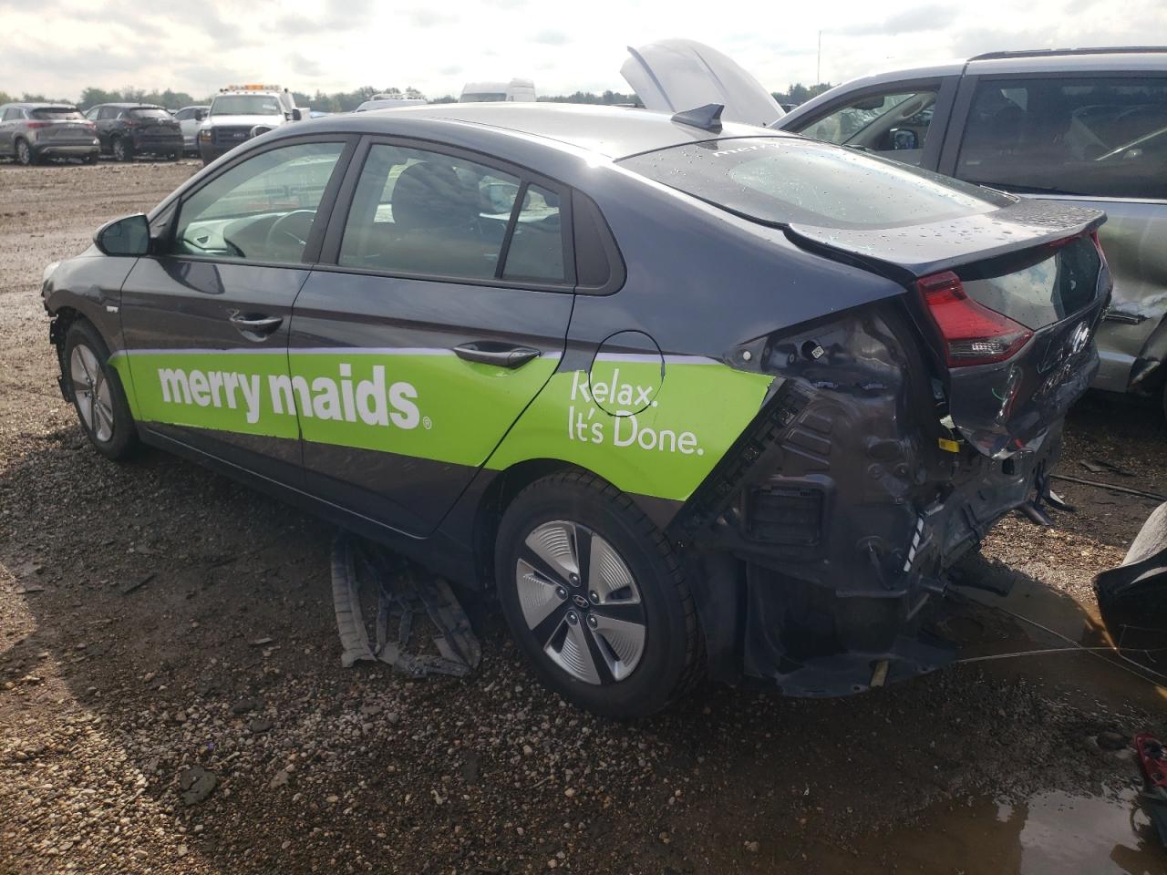 2017 Hyundai Ioniq Blue VIN: KMHC65LC4HU055369 Lot: 69185973