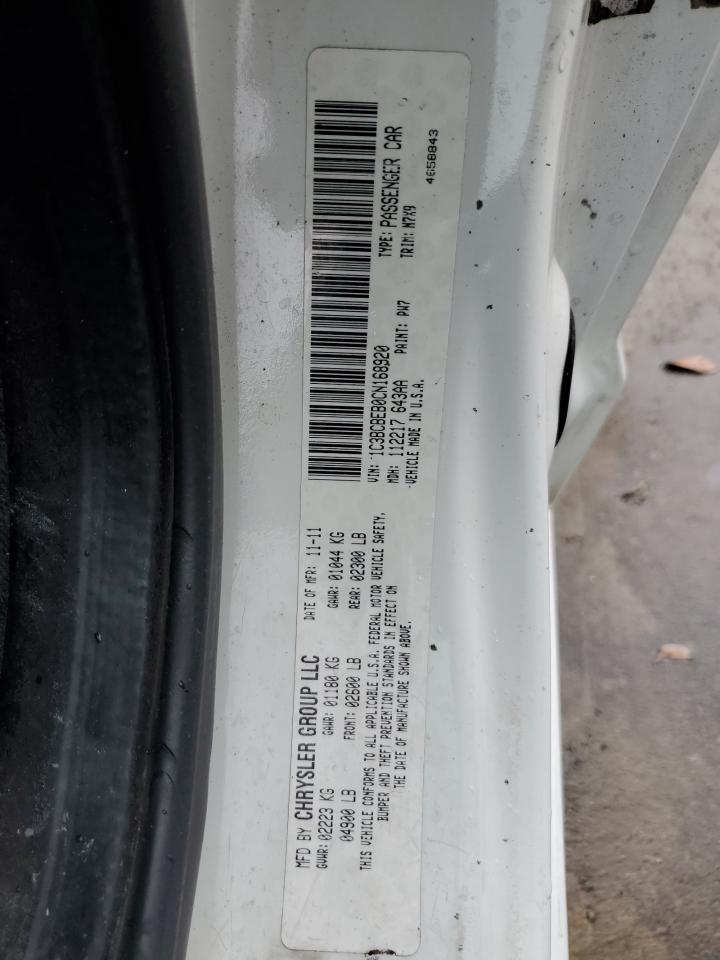 2012 Chrysler 200 Touring VIN: 1C3BCBEB0CN168920 Lot: 63547234