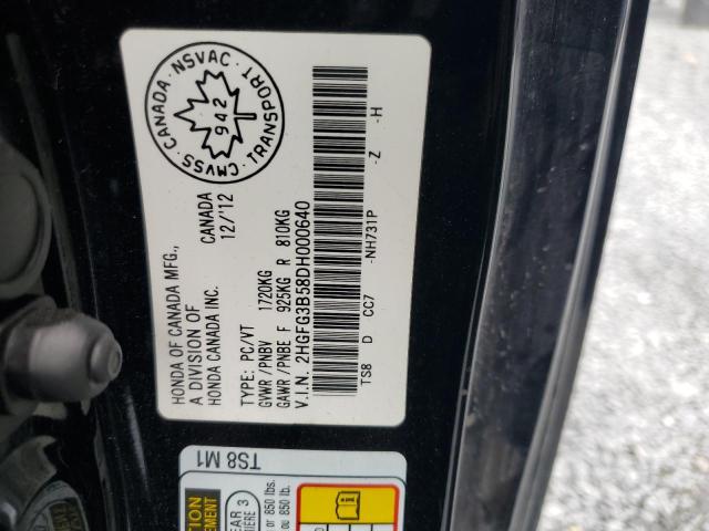 2013 HONDA CIVIC LX  
