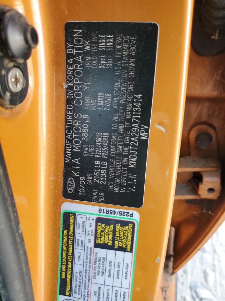 2010 Kia Soul + VIN: KNDJT2A29A7113414 Lot: 67826963