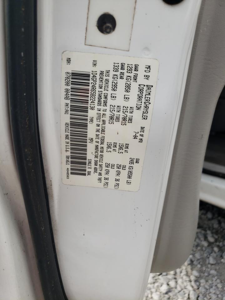 2005 Dodge Grand Caravan Se VIN: 1D4GP24R65B224130 Lot: 72606274