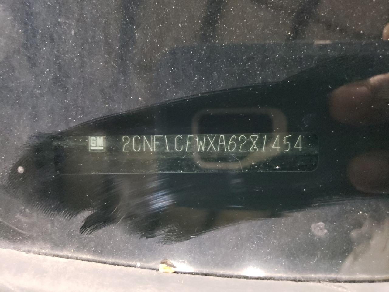 2CNFLCEWXA6281454 2010 Chevrolet Equinox Ls