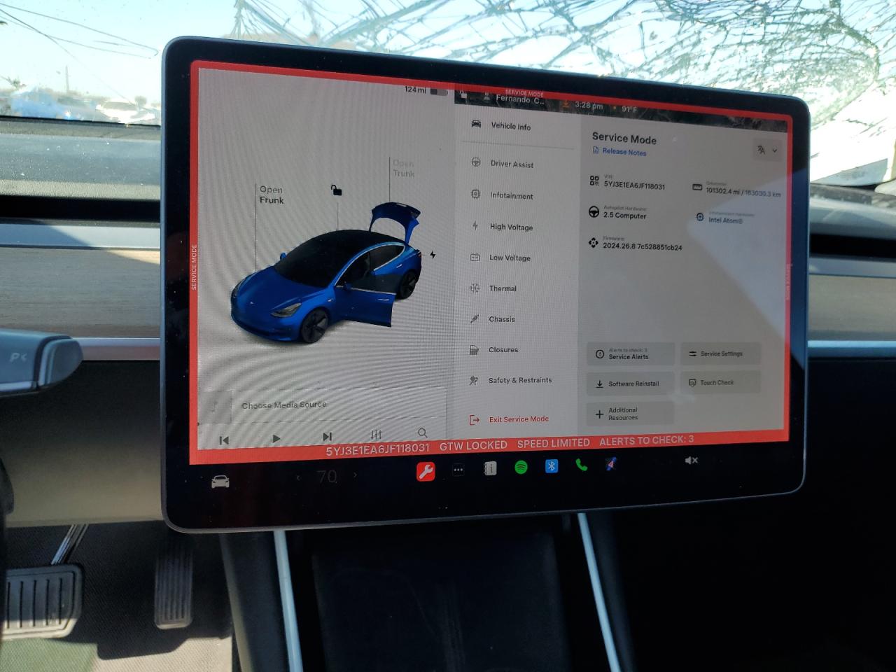 5YJ3E1EA6JF118031 2018 Tesla Model 3