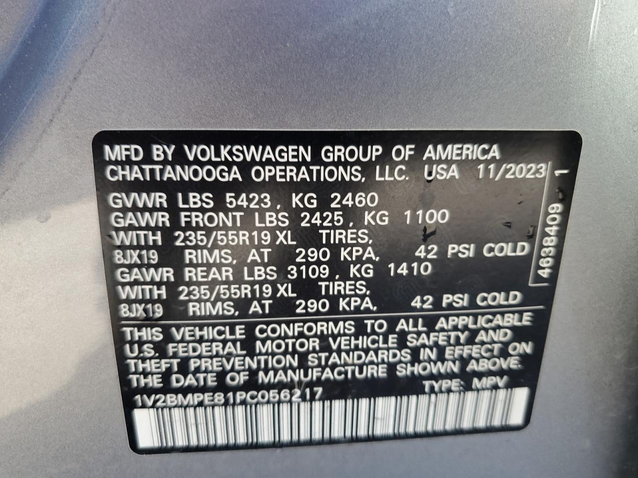 1V2BMPE81PC056217 2023 Volkswagen Id.4