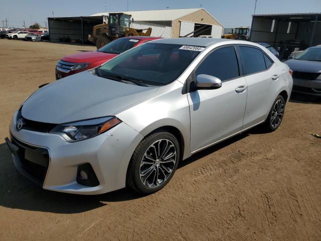 Sedans TOYOTA COROLLA 2014 Srebrny