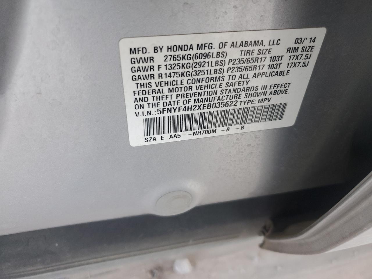 2014 Honda Pilot - Image 12