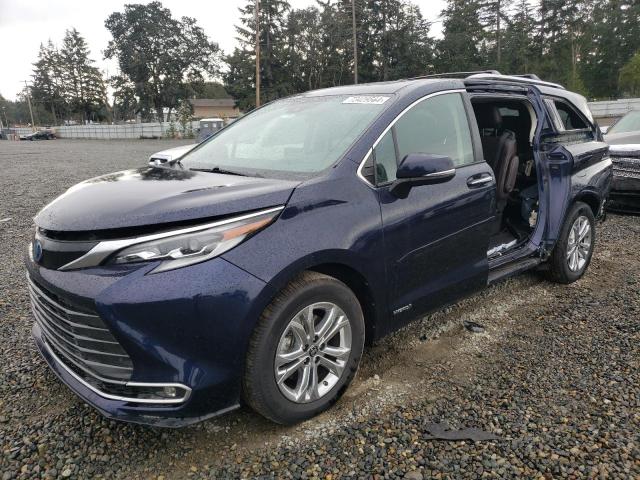  TOYOTA SIENNA 2021 Blue