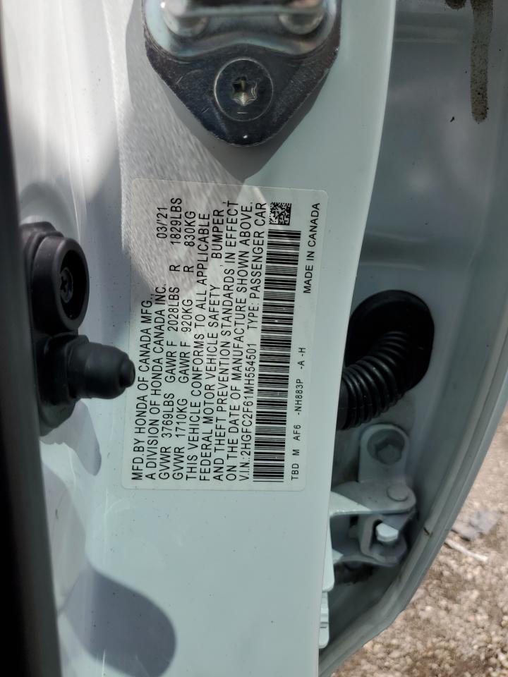 2HGFC2F61MH554501 2021 Honda Civic Lx 2HGFC2F61MH554501 2021 Honda Civic Lx