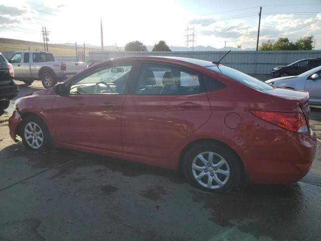  HYUNDAI ACCENT 2013 Czerwony