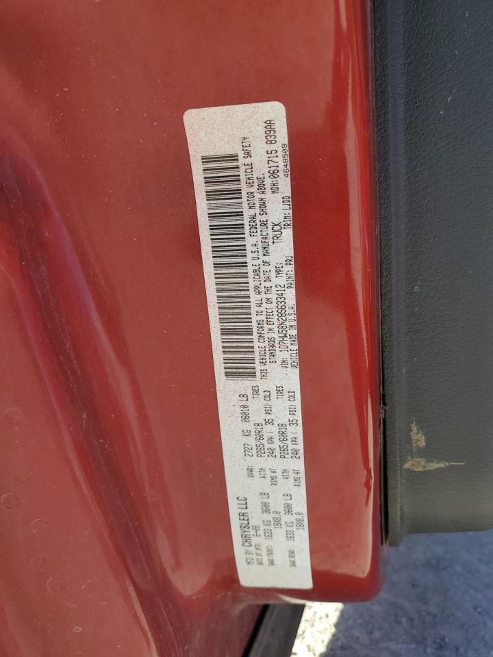 1D7HW58N28S633412 2008 Dodge Dakota Quad Laramie