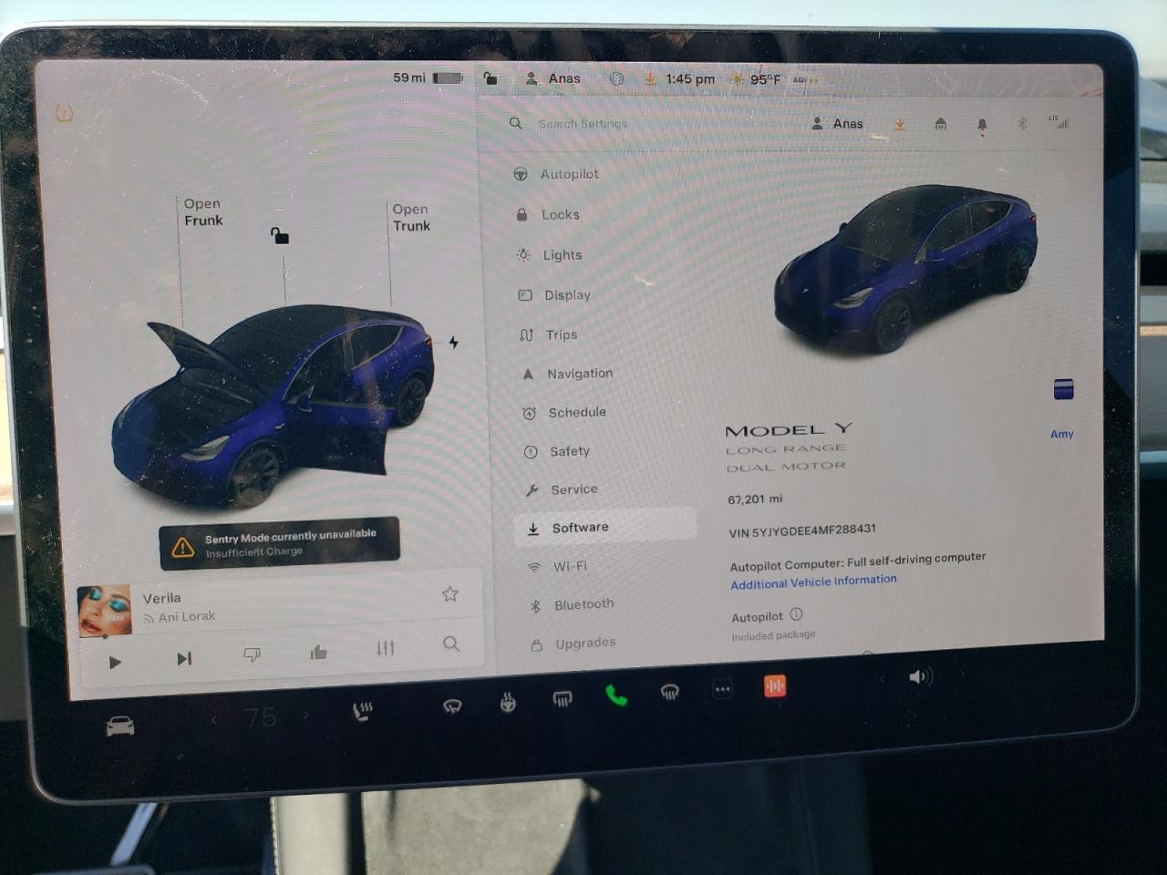 5YJYGDEE4MF288431 2021 Tesla Model Y