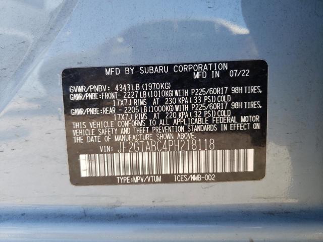 JF2GTABC4PH218118 Subaru Crosstrek  13