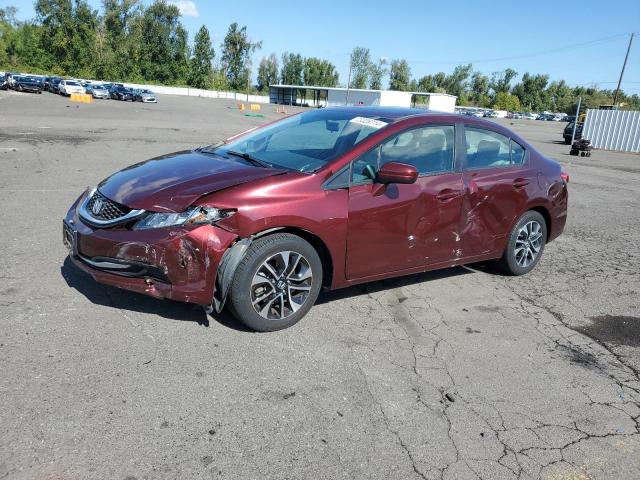  HONDA CIVIC 2014 Burgundy