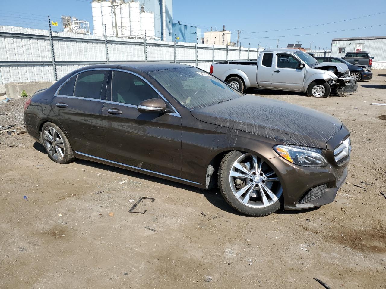 VIN 55SWF4KB3FU060135 2015 MERCEDES-BENZ C-CLASS no.4