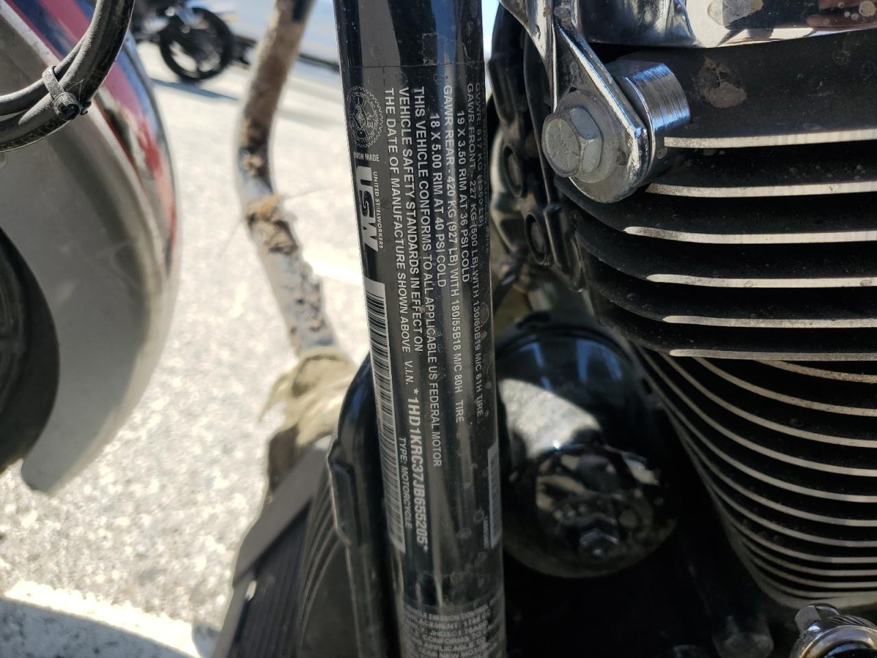 2018 Harley-Davidson Flhxs Street Glide Special VIN: 1HD1KRC37JB655205 Lot: 70831854