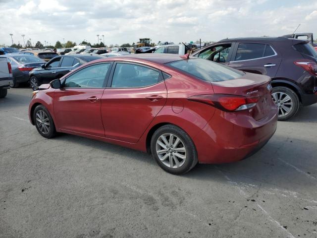  HYUNDAI ELANTRA 2015 Czerwony