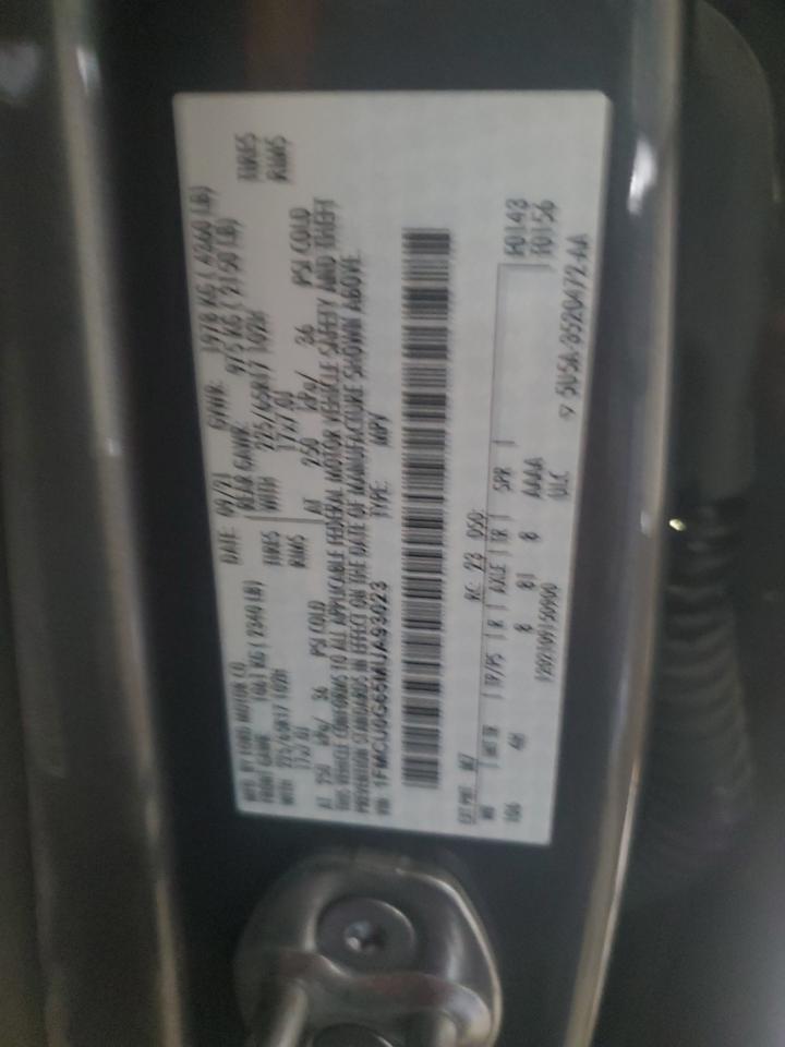 1FMCU0G65MUA93023 2021 Ford Escape Se