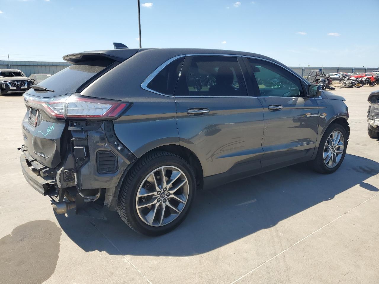 2018 Ford Edge Titanium VIN: 2FMPK3K80JBB14993 Lot: 72052434