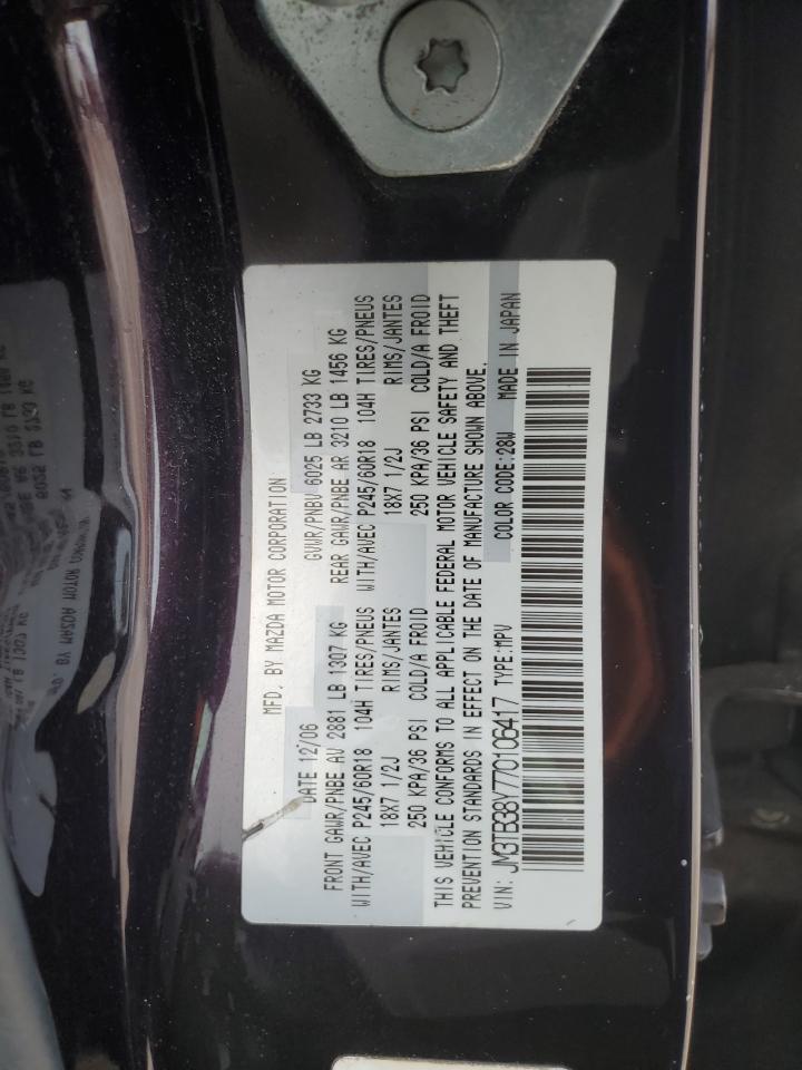 JM3TB38Y770106417 2007 Mazda Cx-9