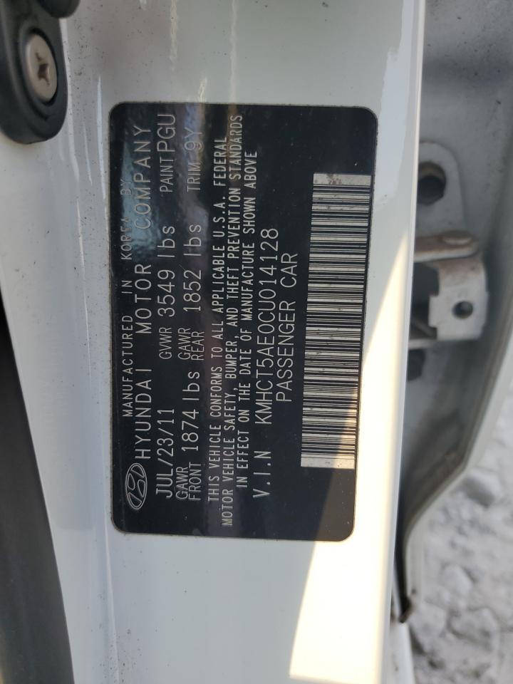 KMHCT5AE0CU014128 2012 Hyundai Accent Gls