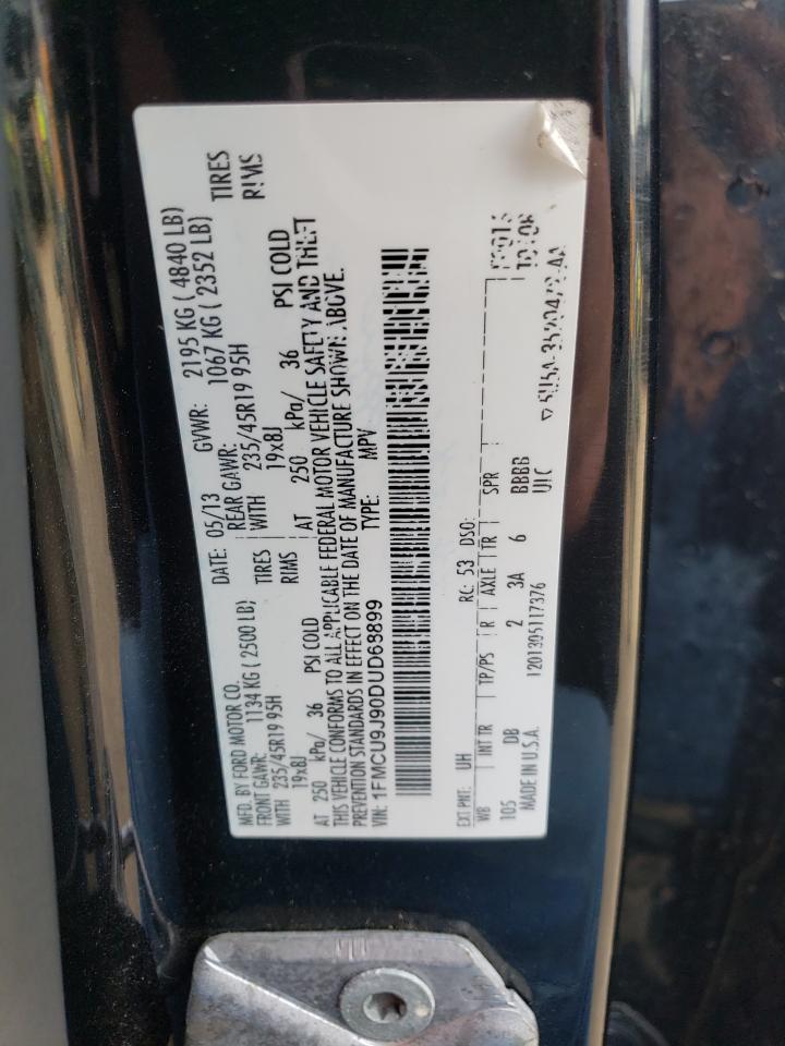 1FMCU9J90DUD68899 2013 Ford Escape Titanium