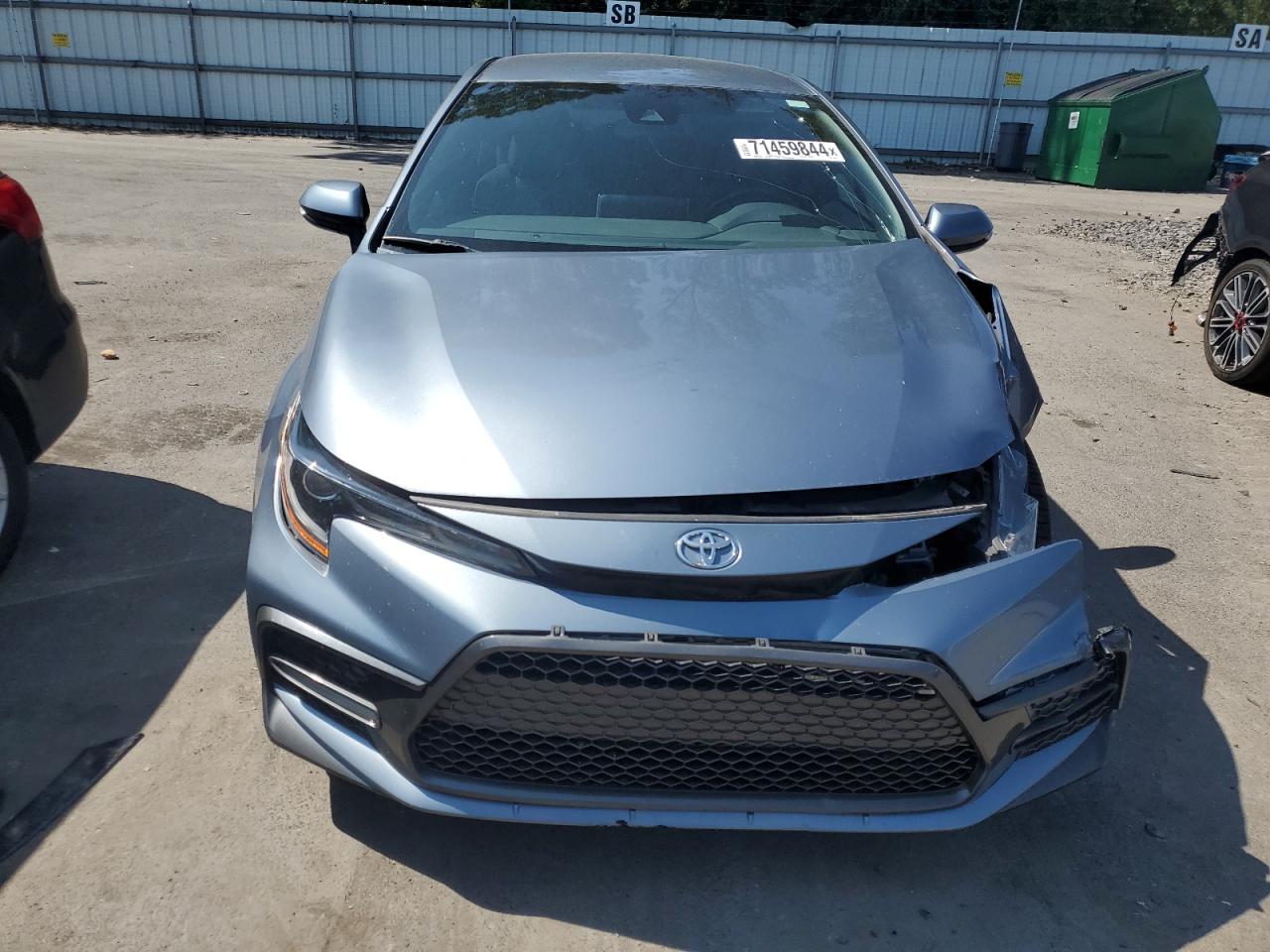 2020 Toyota Corolla Se VIN: 5YFS4RCE4LP014261 Lot: 71459844