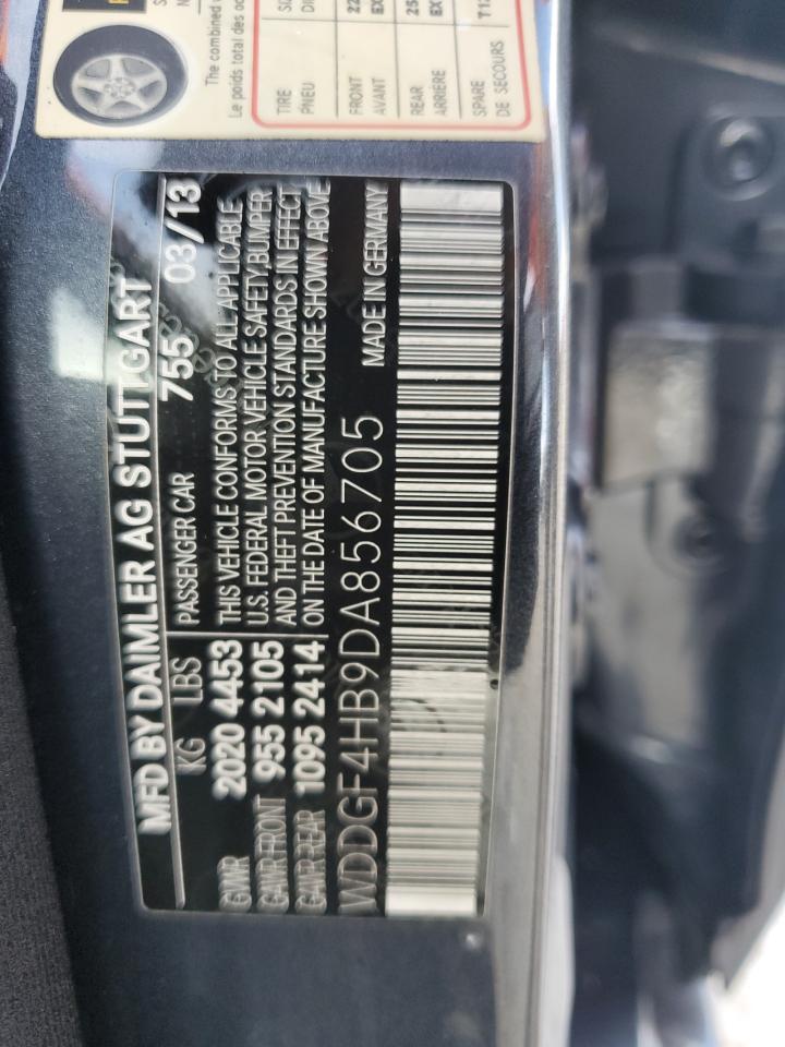 2013 Mercedes-Benz C 250 VIN: WDDGF4HB9DA856705 Lot: 73775414