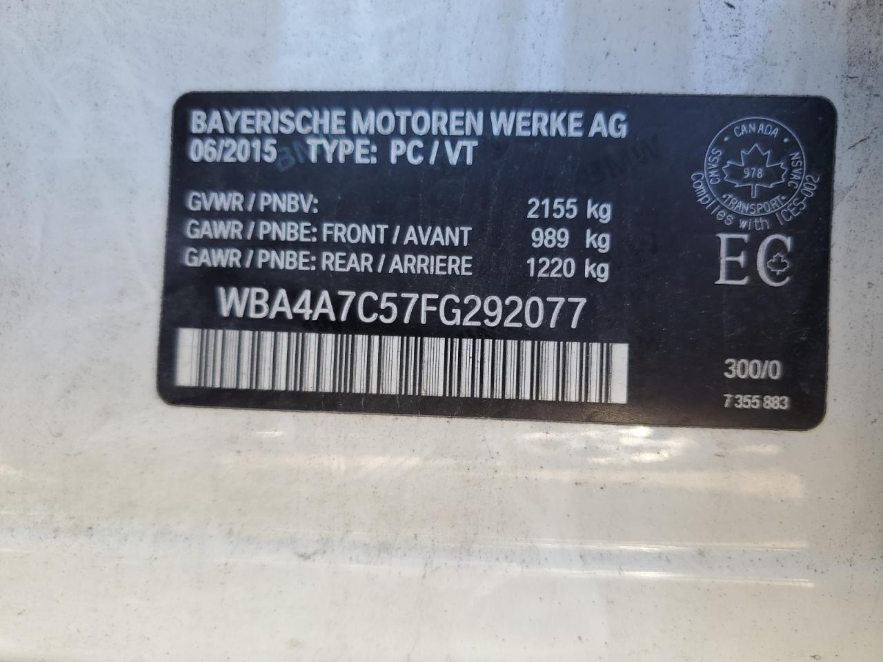 WBA4A7C57FG292077 2015 BMW 4 SERIES - Image 12