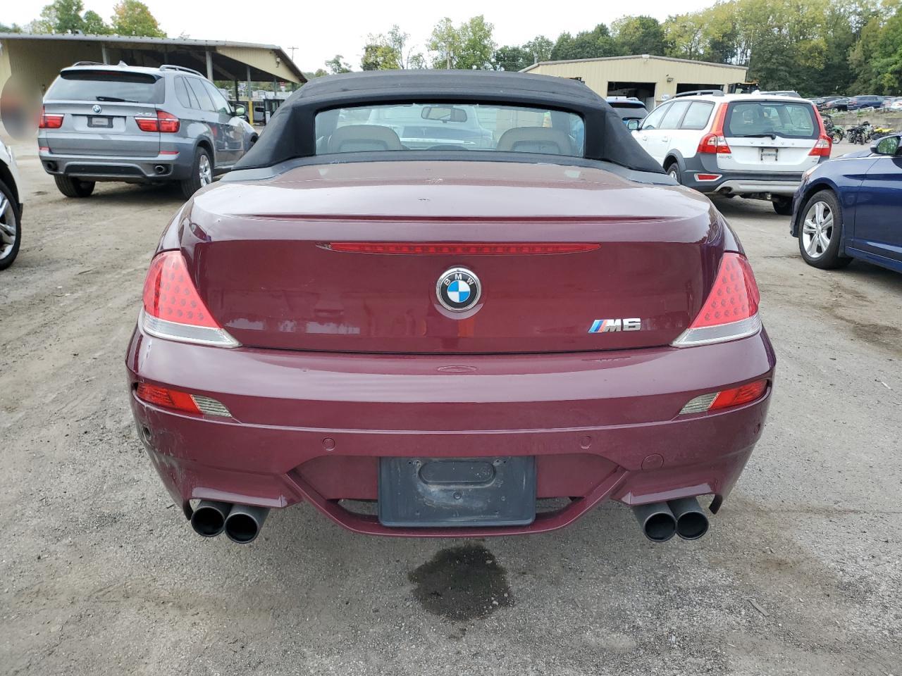 2007 BMW M6 VIN: WBSEK93587CY78952 Lot: 72500174