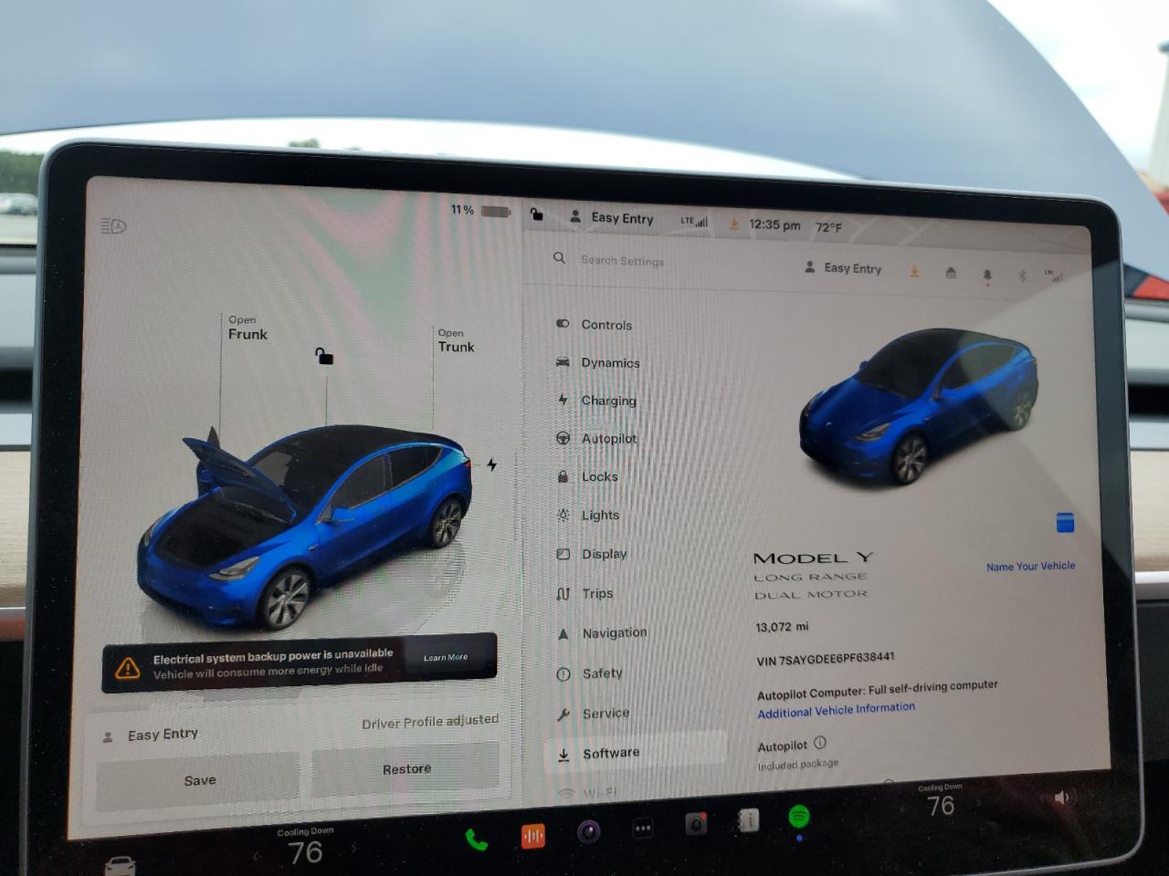 7SAYGDEE6PF638441 2023 Tesla Model Y