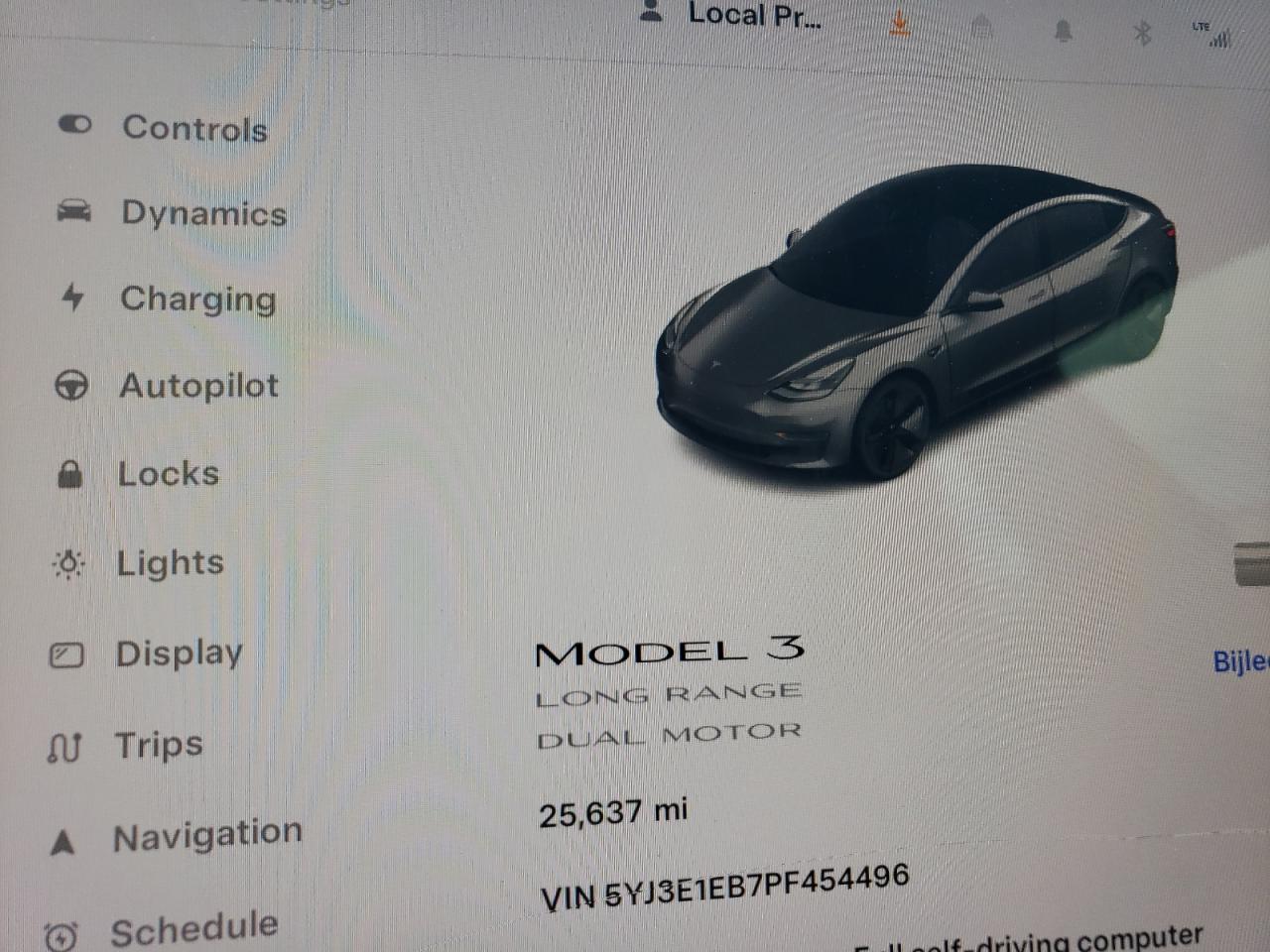 5YJ3E1EB7PF454496 2023 Tesla Model 3