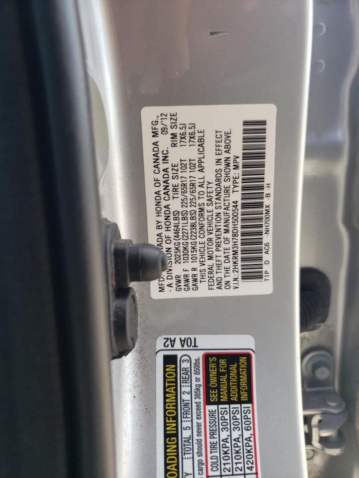 2HKRM3H78DH500544 2013 Honda Cr-V Exl