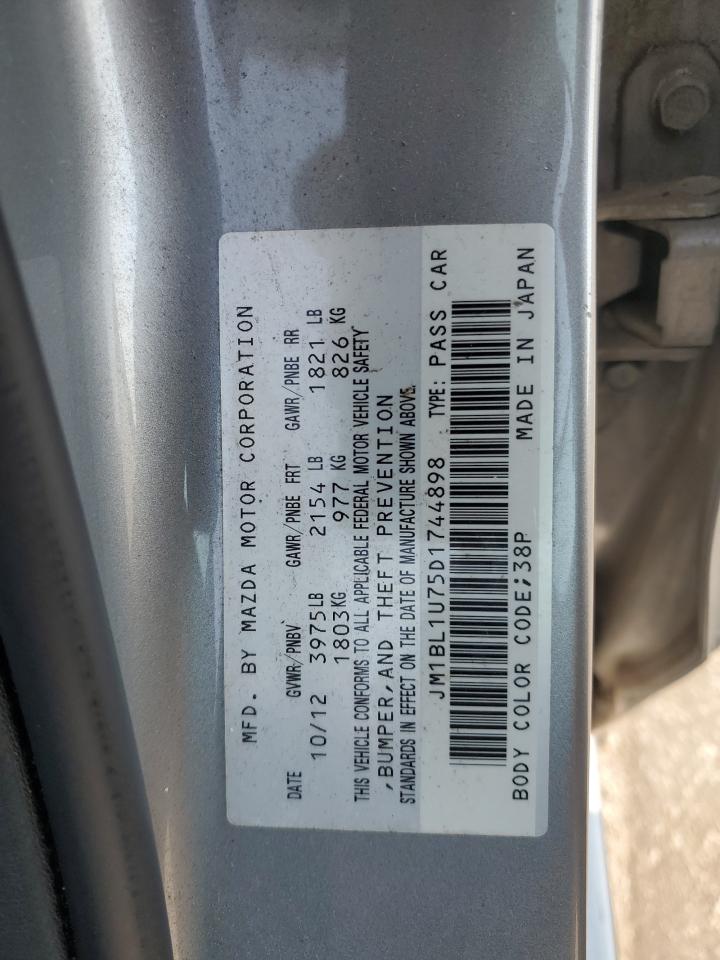 JM1BL1U75D1744898 2013 Mazda 3 I