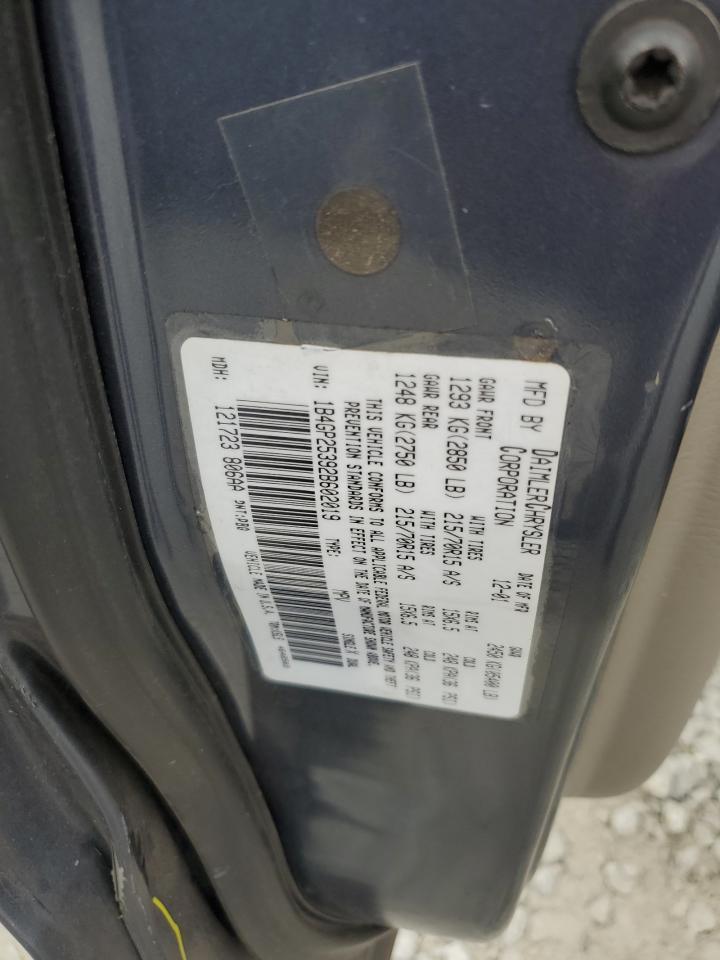 2002 Dodge Caravan Se VIN: 1B4GP25392B602019 Lot: 69645044