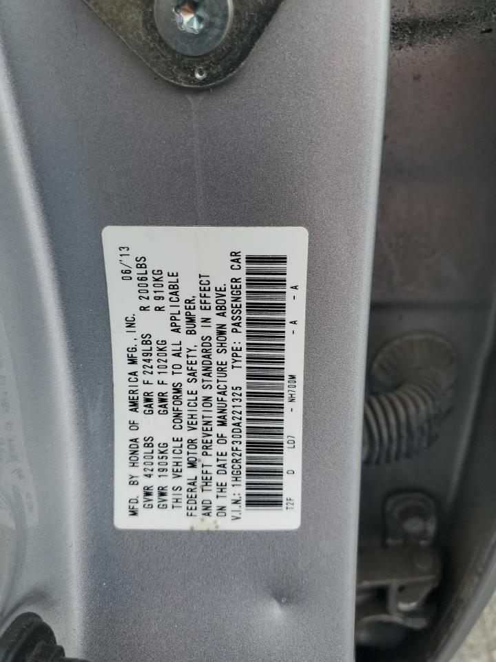 1HGCR2F30DA221325 2013 Honda Accord Lx