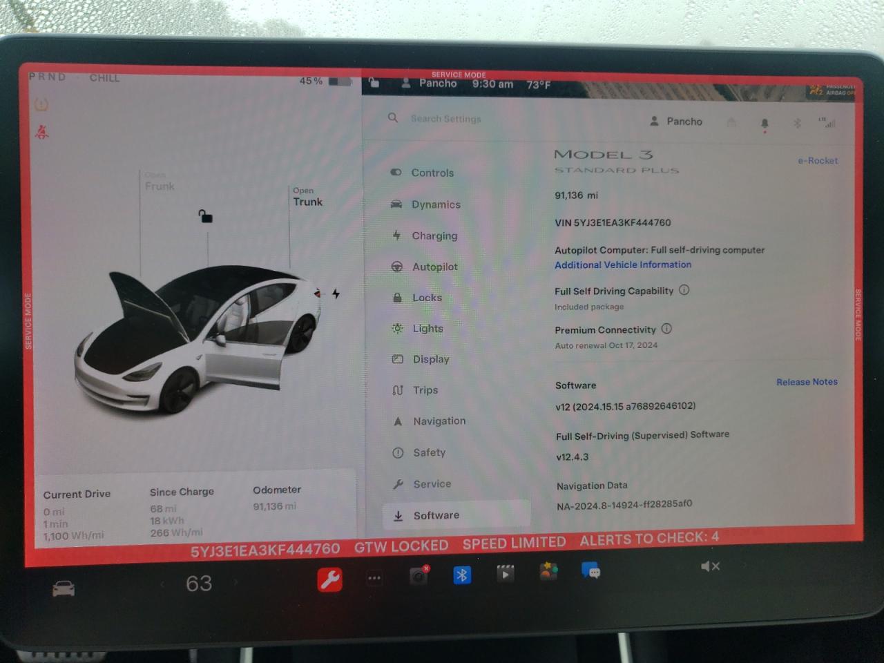 5YJ3E1EA3KF444760 2019 Tesla Model 3