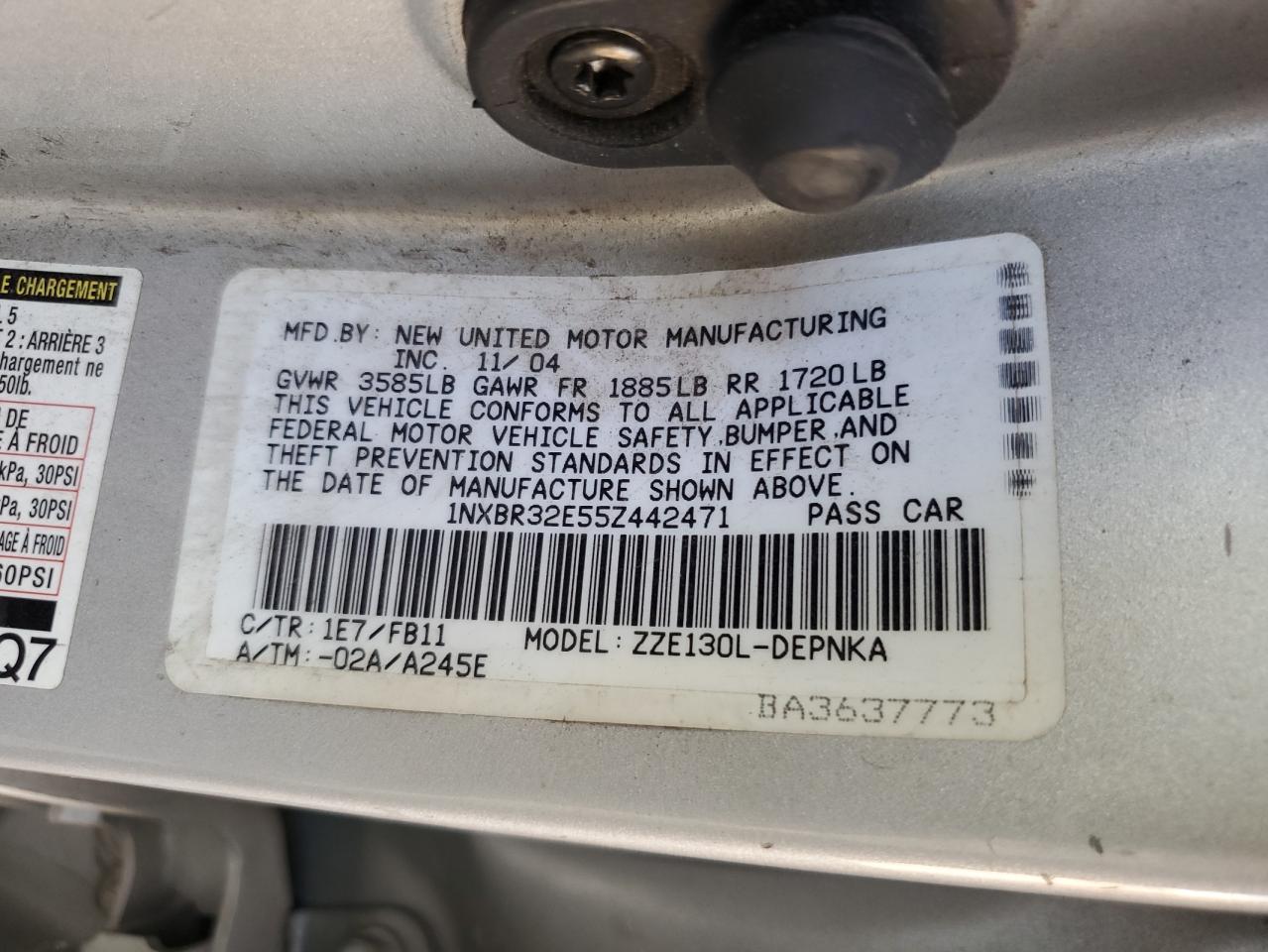 2005 Toyota Corolla - Image 12